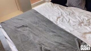 Hot DUDES - Rourke Is Stuck Under The Bed So His Stepbrother Zilv Pulls Down His Brief And Fucks His Hole