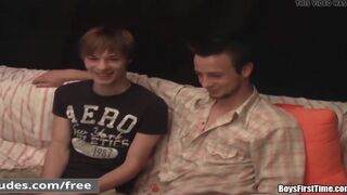 Gay Couple Having Their First Porn Scene - Hot Dudes