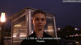 CZECH HUNTER 382 - Rather Than Waiting For The Train, Hot Jock Rides A Dick Bareback