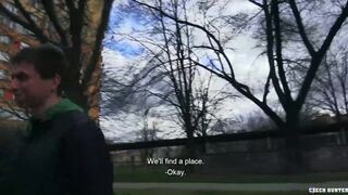 CZECH HUNTER 421 - Lucky Jock Gets Loads Of Money Thrown At Him For A Bareback Ride