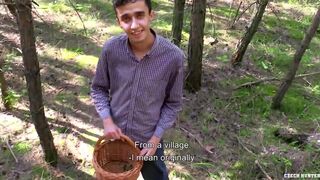 Czech Hunter 561 - Twink Picks Mushrooms In The Woods & He Comes Across A Guy Who Offers Money For S