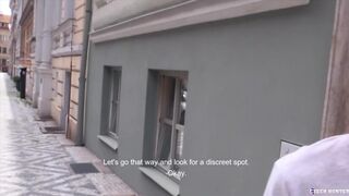 CZECH HUNTER 468 - Tattooed Twink Gets Dirty Out In Public