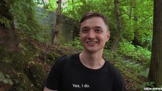 Hunter - Twinky Tourist Hitchhikes & Agrees To Fuck A Stranger In The Park For A Ride To Town