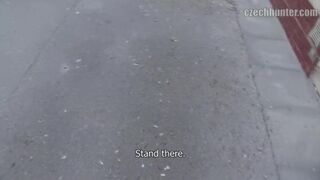 CZECH HUNTER 355 - Twink Gets Picked Up From The Park & Gets His Hairy Ass Drilled