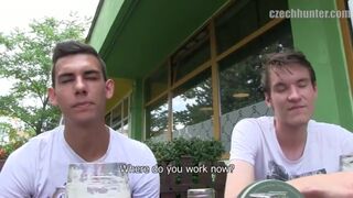 CZECH HUNTER 366 - Threeway Raw Sex With Best Friends