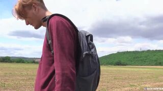 A Twink Has His Metal Detector Ready To Hunt For Metal But He Stumbles Upon A Guy With A Dick Hard As A Metal - Hot