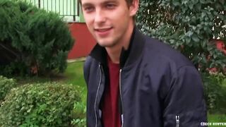 CZECH HUNTER 481 - Hot Stud Agrees To Get Fucked Bareback For Cash