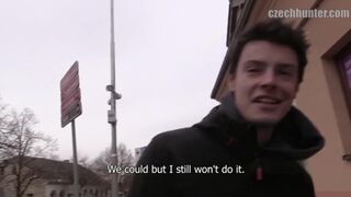 Czech Hunter 386 - Curious Dude Picked Up From The Street To Get Fucked