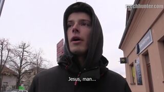 Czech Hunter 386 - Curious Dude Picked Up From The Street To Get Fucked