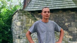 CZECH HUNTER 445 - Twink With A Slim Body Gets His Tight Ass Destroyed