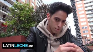 18 Year Old Straight Amateur Nate Wayne Takes Cock From Behind For A First Time - Latin Twink