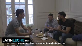 Horny Stud Jonas Matt Takes Rodrigo El Santos Huge Latin Cock While His BF Is Watching - Latin Twink
