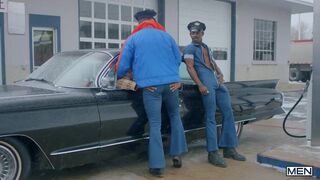 Tom Of Finland: Service Station: Bareback / MEN / River Wilson, Matthew Camp, DeAngelo Jackson