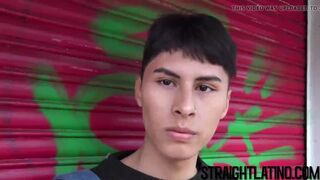 Cute pierced latino twinkie gets hot glue all over his face