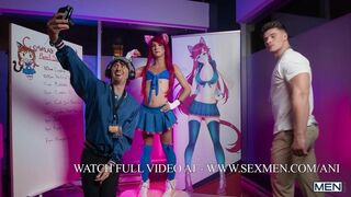 Anime Boy Loves Cum/ MEN / Malik Delgaty, Axelle Rose