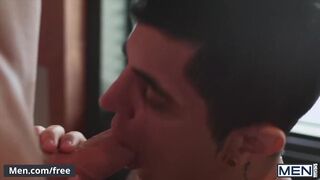 William Seed Bringing His Huge Cock Over To The Hungry