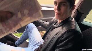 Hunter - He Gives Him A Ride To Where Ever He Wants To Go Then He Rides His Dick As A Thank You