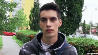 Czech Hunter 473 - Dark Haired Skinny Dude Exepriences Anal For The First Time