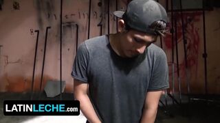 Latin Twink - Straight Latino Sucks The Uncut Dick Of A Stranger And Takes It Bareback From Behind