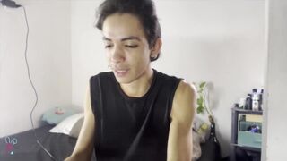 Venezuelan with Huge 22cm Cock Gets His Milk with His Tight Toy