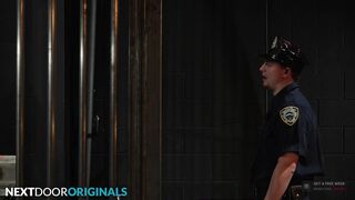 Bitchy Cop Flip Fucks Jailed Daddy