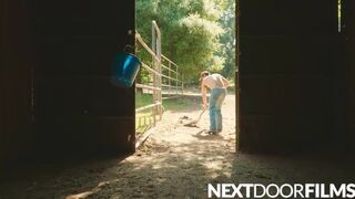 Cheating Hunks Smash Tatted Stableboy