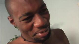 Submissive white twink goes black