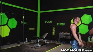 Hot House Sweaty Workout goes Anal!