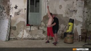 Teen Casper Ivarsson receives flogging from Sebastian Kane