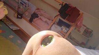 Huge Pepper in My Streched Asshole