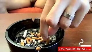 Euro twink dudes Jerry and Clark smoking