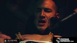 Sub Bitch Derek Cage Deliciously Dominated By Hunks & Creampied
