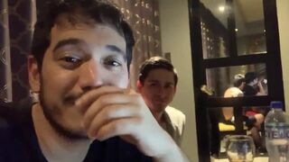 sexy hetero dudes playing around and not letting me work