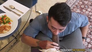 BlacksOnBoys - Hot Hunk Fucks HIS Cute Asian Jock BF Hard