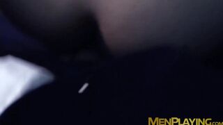 Suit daddy Hector De Silva pounds hunk after glory hole suck