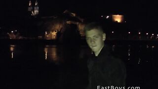 18 Boy - Handjob and Pissing in Prague