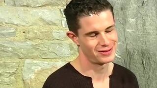 Hot UK twink Marc sprays big load after hot solo jerk off