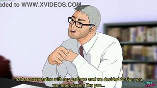 (gay) Novinho teve que fuder o chefe pra conseguir um contrato com time de futebol europeu BARA YAOI