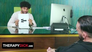 Horny Stud Derek Allen Drilles Doctor Tony Genius' Black Asshole & Fills It With Jizz - Therapy Dick