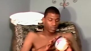 Gigantic chocolate delight slurped on by ebony amateur