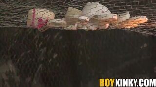 CBT twink goes through hard BDSM dom treatment