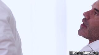 Mature Mormon barebacks obedient boy after hot deepthroat