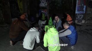 Amazing porn fuck bareback in the night in HALLOWEEN during