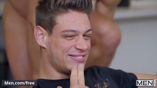 Men - Michael Del Ray Eats Straight Guy's Nate Grimes Hole Before Fucking Him Doggystyle