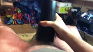 Getting hard and masturbating