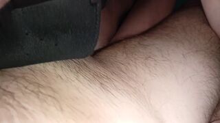 A risky dude licks my feet and sucks my dick right in the next room of my parents!