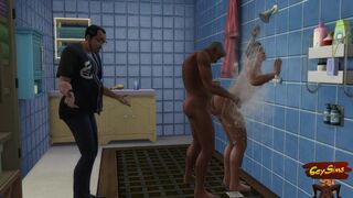 Perv Old Fit Coach Tricked And Fucked a Handsome Boy - WickedWhims