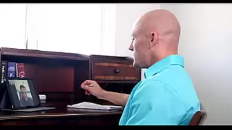 Office Manager's Big Dick Fucks Intern's Tight Ass