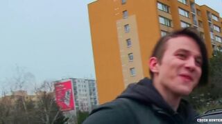 CZECH HUNTER 405 - Emo Looking Stud Gets A Fat Dick Up His Tight Hairy Ass