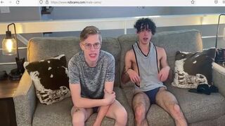 Cute gay men in their horny shorts